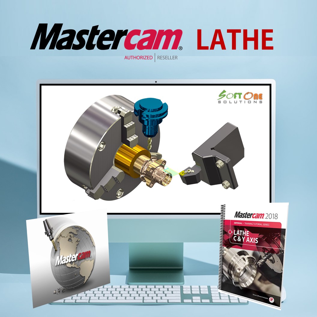 Phần mềm bản quyền MasterCAM Lathe lập trình gia công tiện nâng cao C/Y Axis | Giá phần mềm MasterCAM Lathe